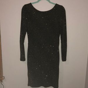 Sequined H&M dress with low back